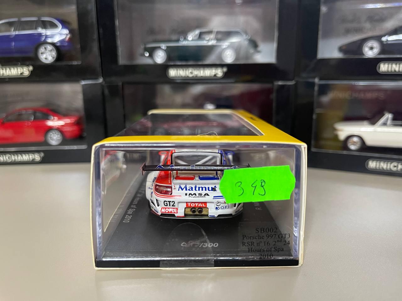 Porsche 997 GT3 RSR N 16 2nd Hours of SPA 2010 1:43 Spark - Etsy