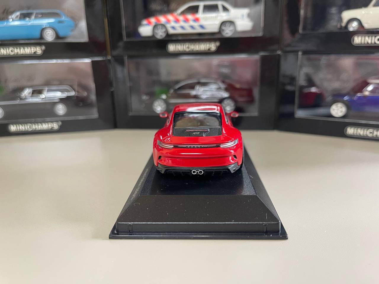 Porsche 911 GT3 Touring 1:43 Minichamps Red and Black Wheels - Etsy
