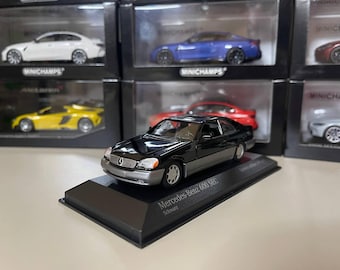 Minichamps Mercedes 600SEC Coupe Black 1:43 New Item! Rare