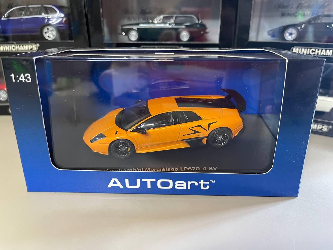 Lamborghini Murcielago LP 670-4 SV 1:43 Autoart Orange - Etsy Canada