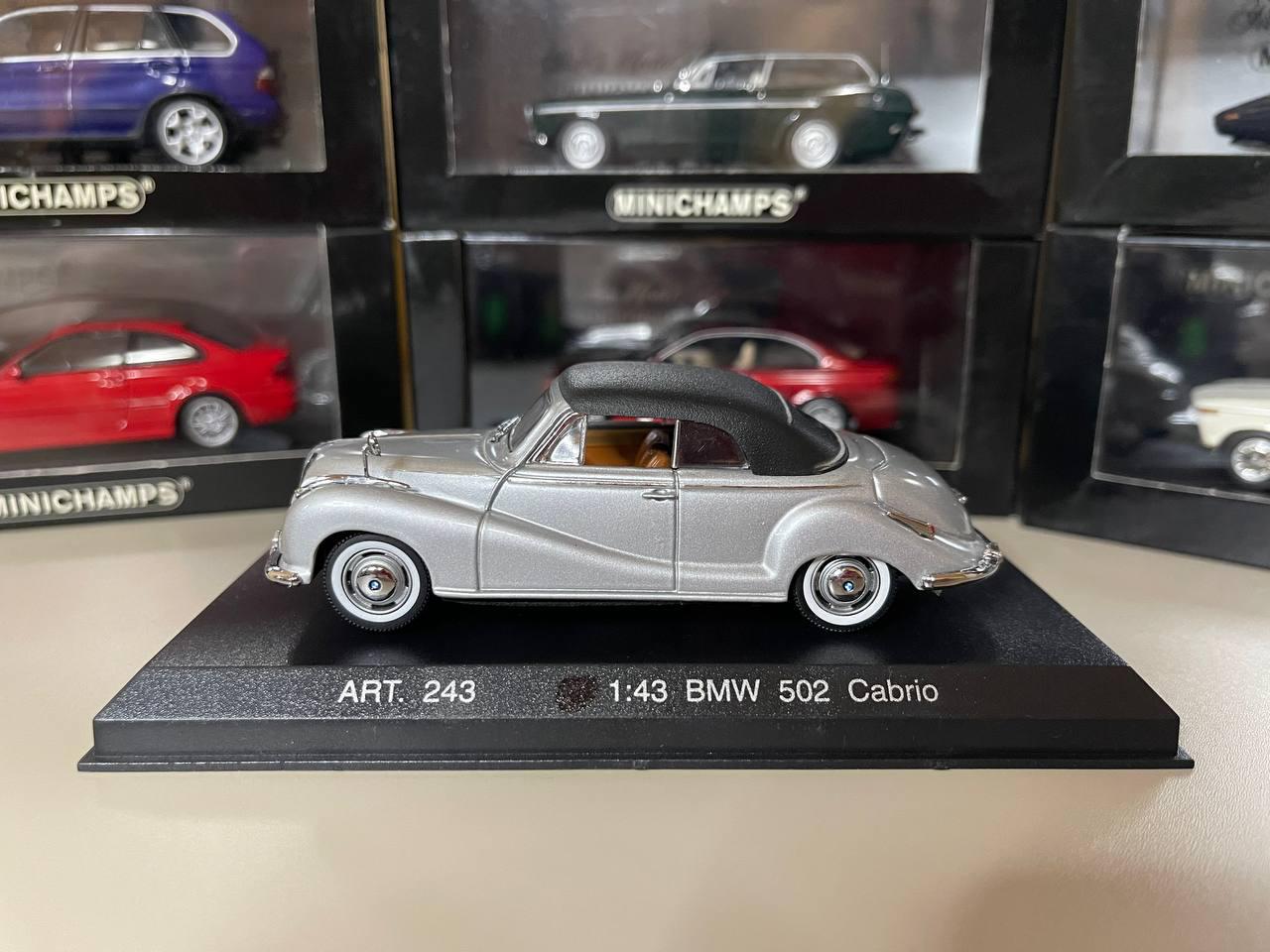 BMW 502 カブリオ ソフトトップ 1:43 詳細車 シルバー - Etsy 日本