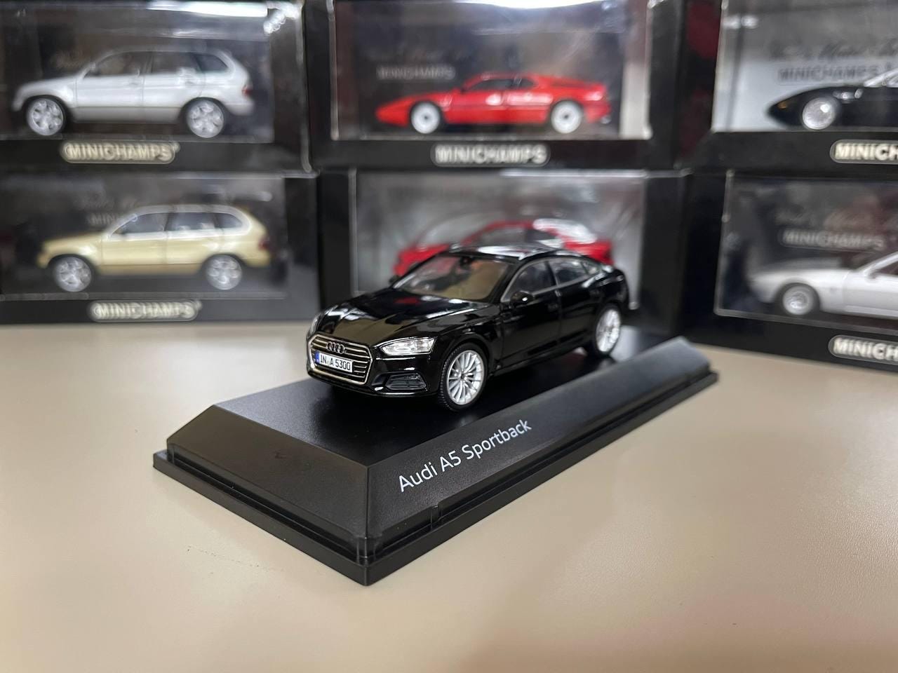 Audi A5 Sportback Black 1:43 Spark Miniature - Etsy Israel
