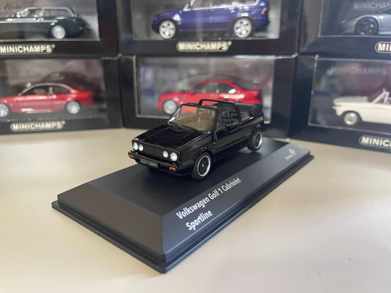 VolksWagen Golf 1 Cabriolet 1:43 Solido Negro