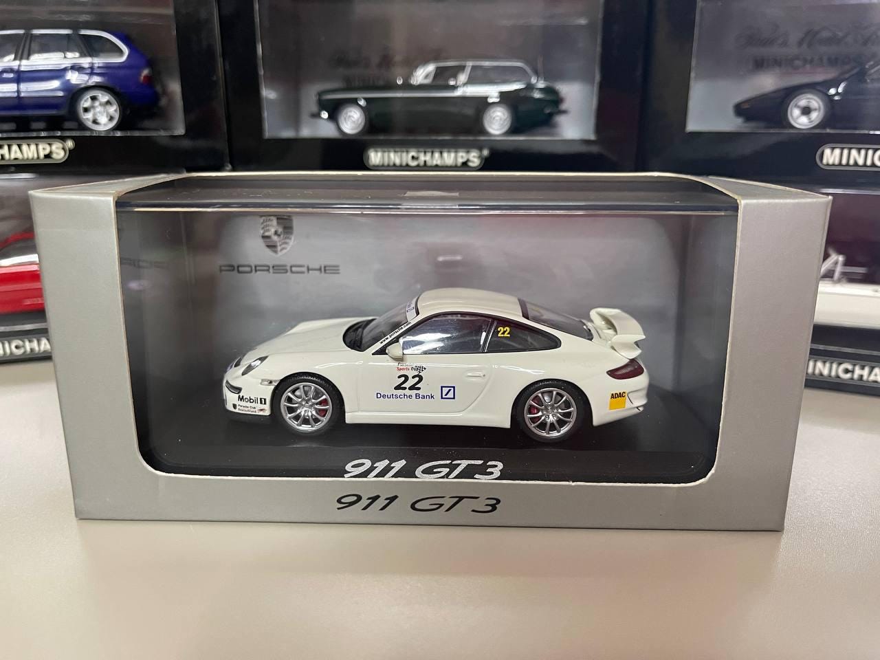 Porsche 911 Gt3 Cup 1:43 Minichamps White - Etsy