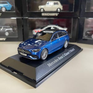 Mercedes Benz C Klasse T Modell (S206) Amg Line 1:43 Herpa Blue