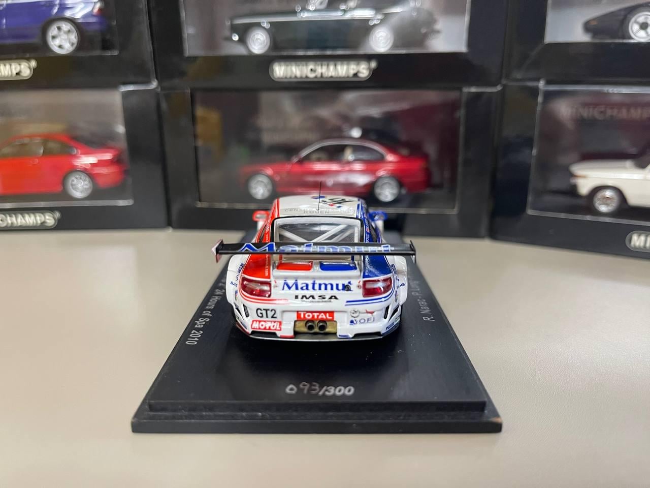 Porsche 997 GT3 RSR N 16 2nd Hours of SPA 2010 1:43 Spark - Etsy