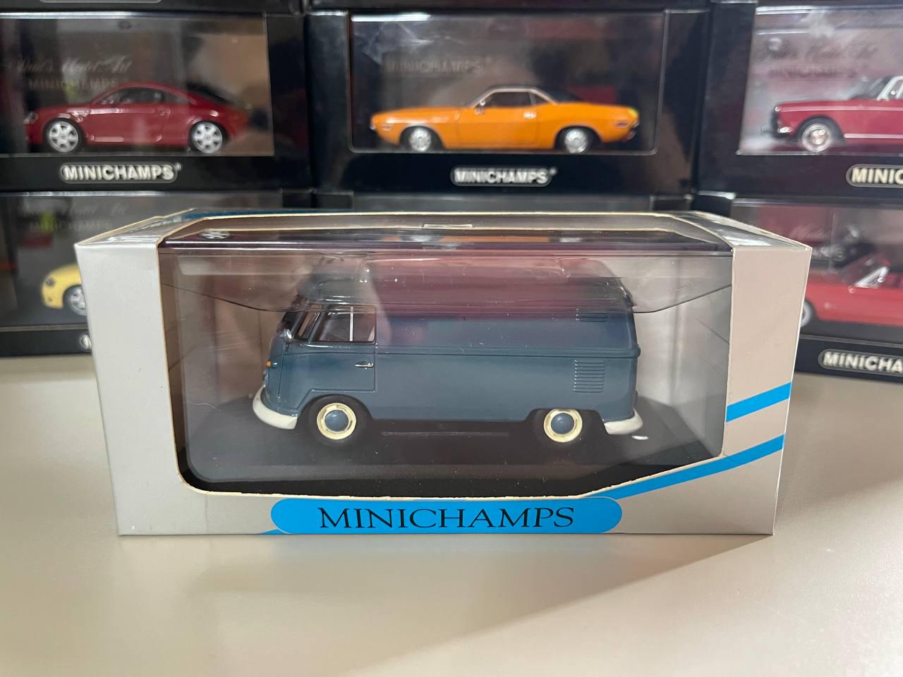 Volkswagen Delivery Van 1:43 Minichamps Blue - Etsy