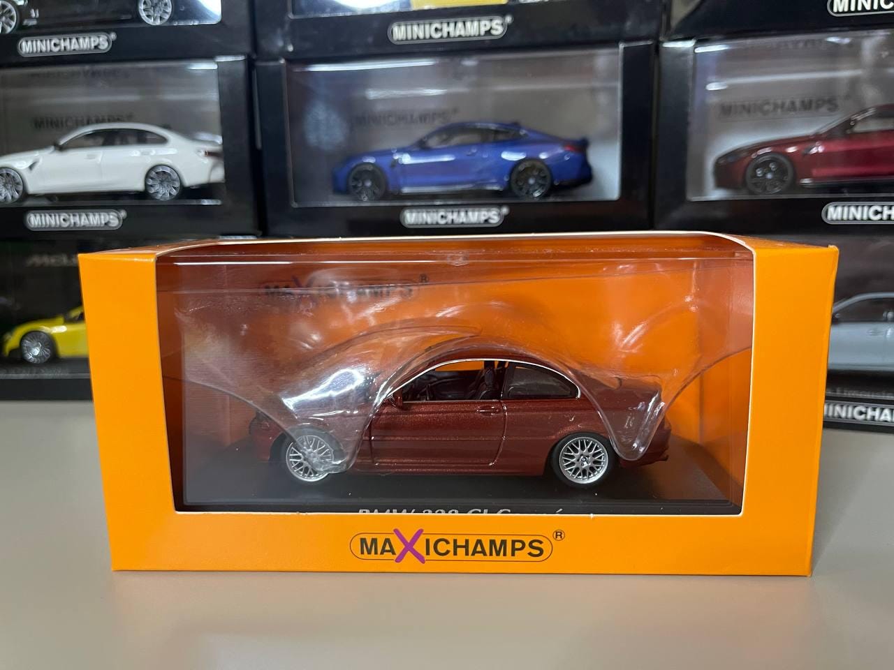 Bmw 3 Series 328 E46 1:43 Maxichamps Red - Etsy