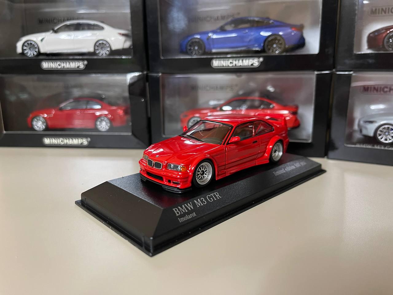MINICHAMPS BMW M3 ミニカー 1/43 レッド 1/43 BMW M3 (G80) 2020 Red Metallic Diecast Model Car by
