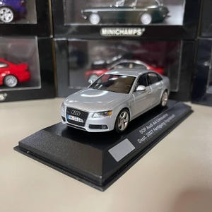 Audi A4 B8 1:43 Minichamps Silver - Etsy