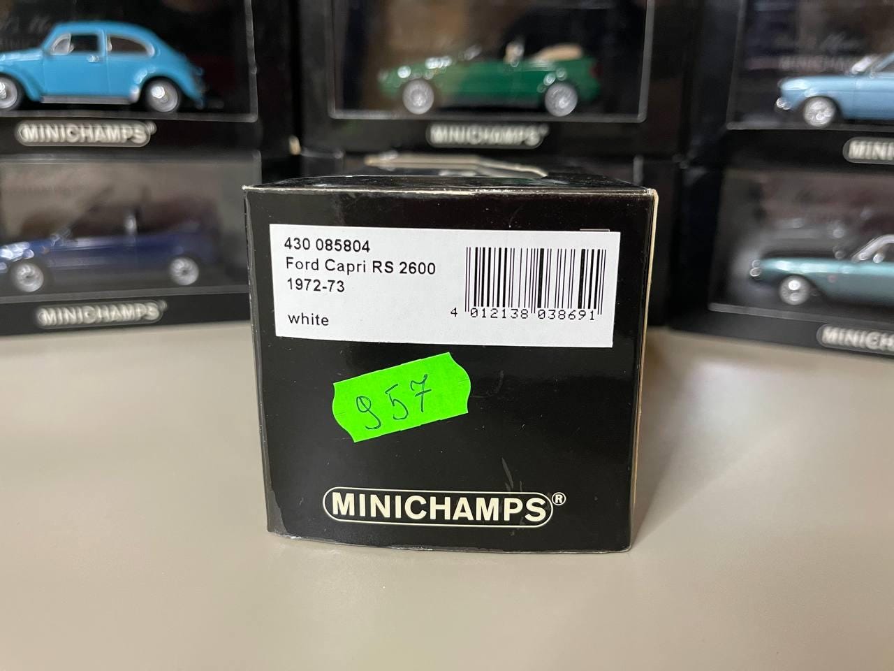 Ford Capri Rs 2600 1:43 Minichamps White - Etsy