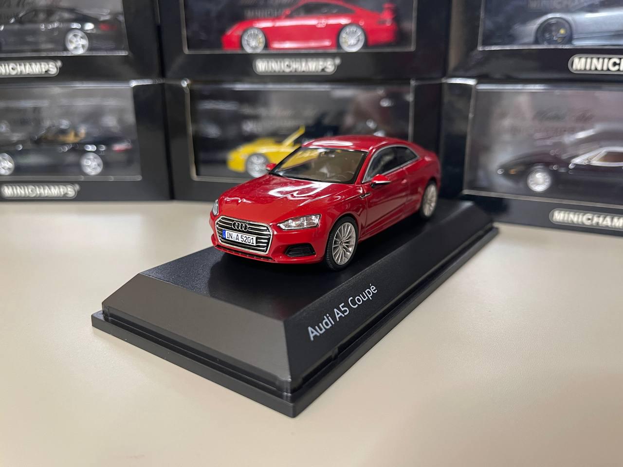 Audi A5 Sportback 2016 black (Spark) 1:43