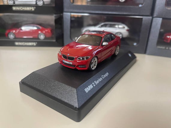 Bmw 2 Series Coupe 1:43 Minichamps Red - Etsy