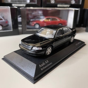 Audi A8 D2 1:43 Minichamps Black - Etsy