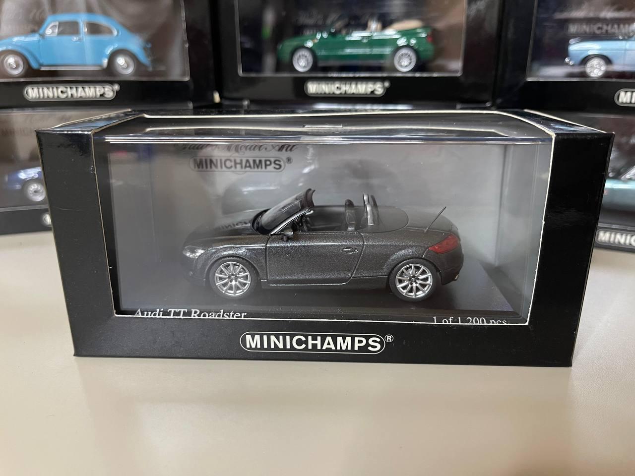 MINICHAMPS Audi TT Roadster ミニカー Audi TT Roadster 1:43 Minichamps Gray - Etsy