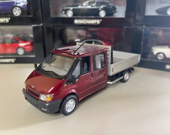 Ford Transit Box Van High Roof 1:43 Red Metallic - Etsy