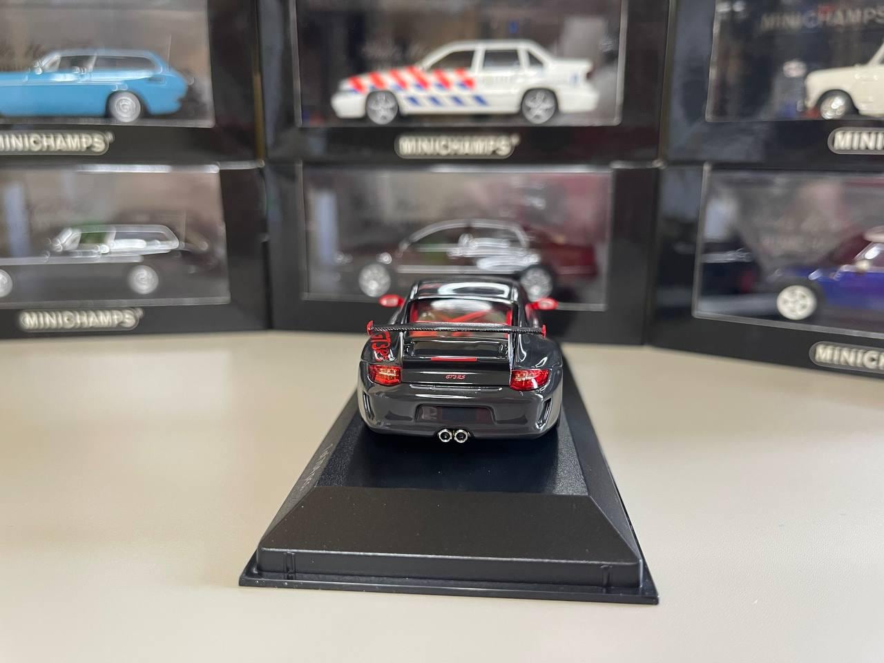 ポルシェ 911 GT3 RS 3.8 1:43 ミニチャンプス グレー - Etsy 日本