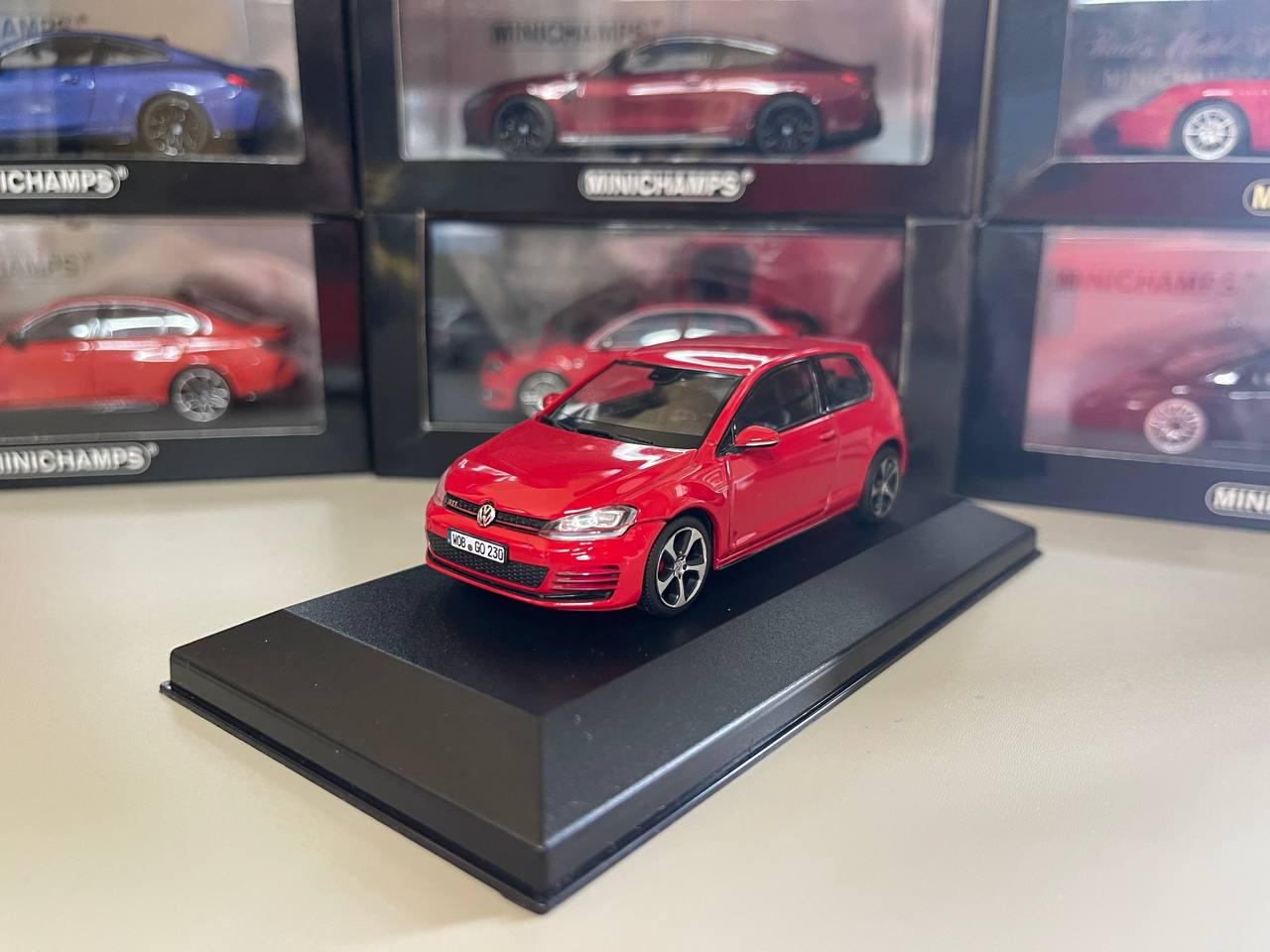 Volkwagen Golf 7 GTI 1:43 Herpa Red - Etsy