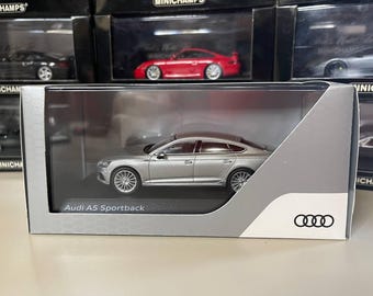Audi コレクションモデル 1/43 スケール Audi A5 Sportback 1:43 Spark Silver - Etsy