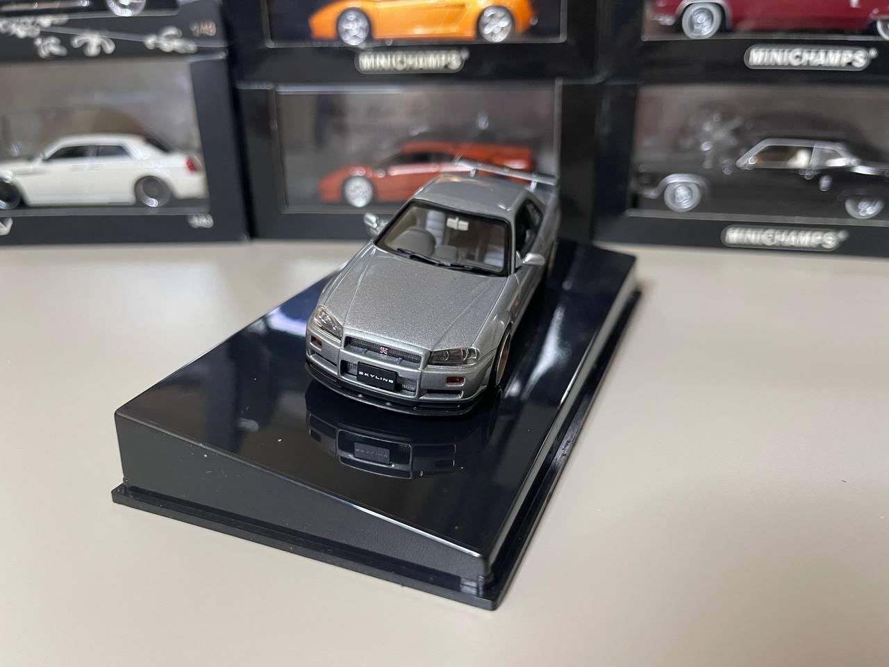 Nissan Skyline R34 Gtr 1:43 Autoart Gray - Etsy