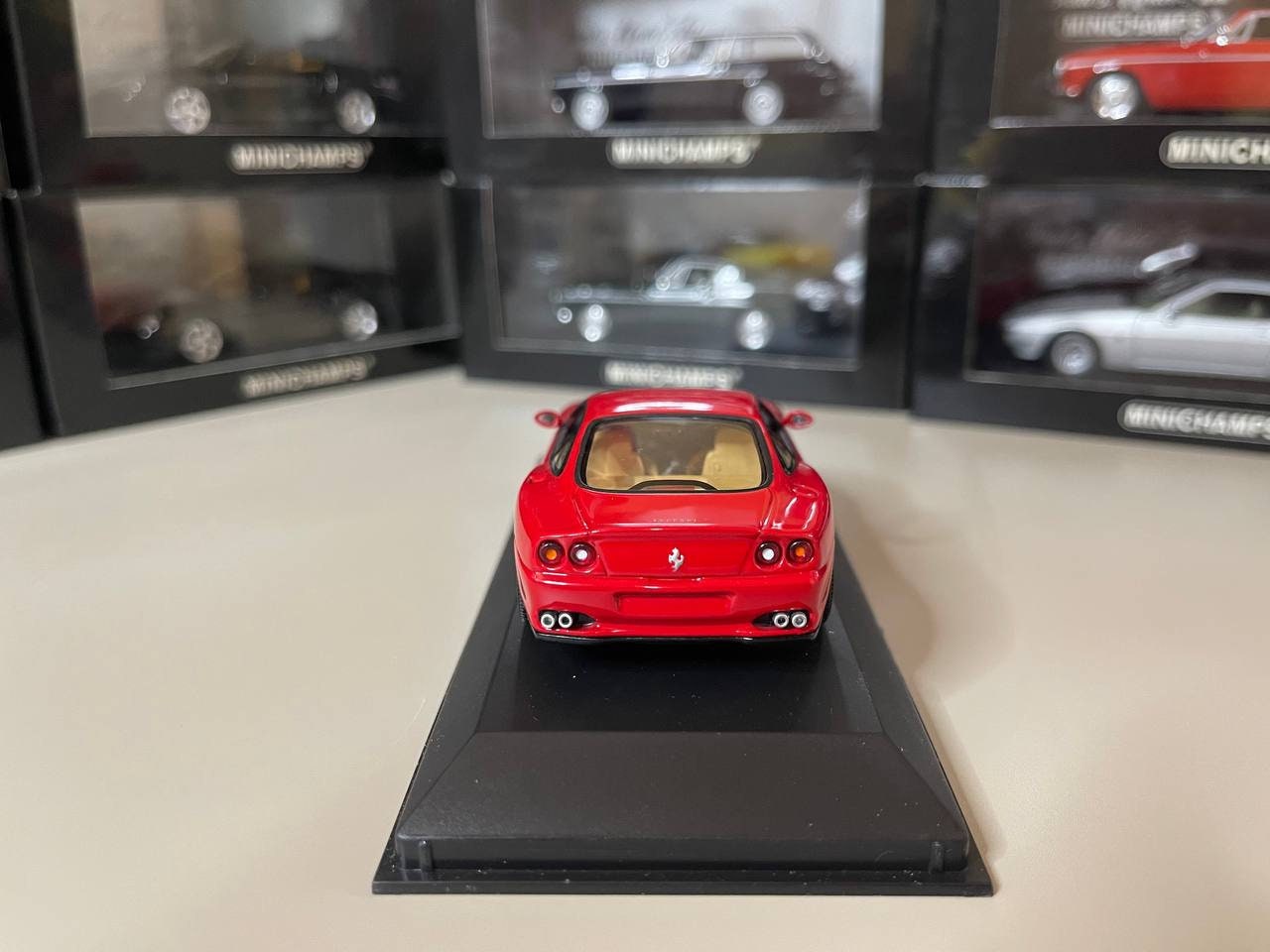 Ferrari 550 Maranello 1:43 Minichamps Red - Etsy