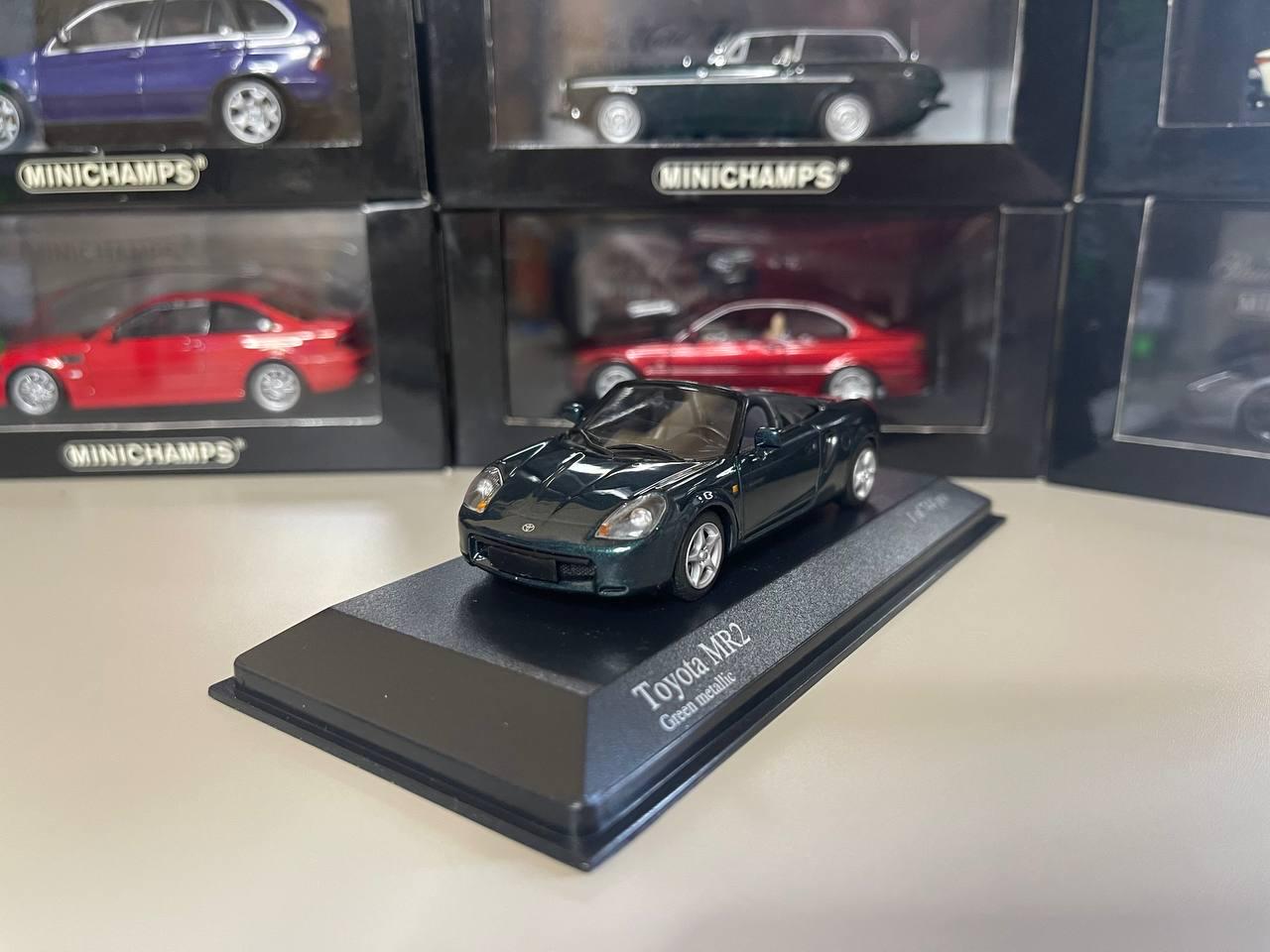 Toyota MR2 1:43 Minichamps Green - Etsy
