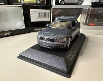 Audi A8 ミニカー 1/43 ブラック ケース付き Audi A8 Black 1:43 400011801 MINICHAMPS diecast model car