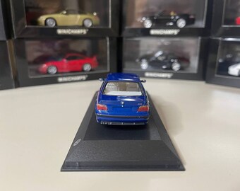Bmw M3 E36 Coupe 1:43 Minichamps Blue - Etsy