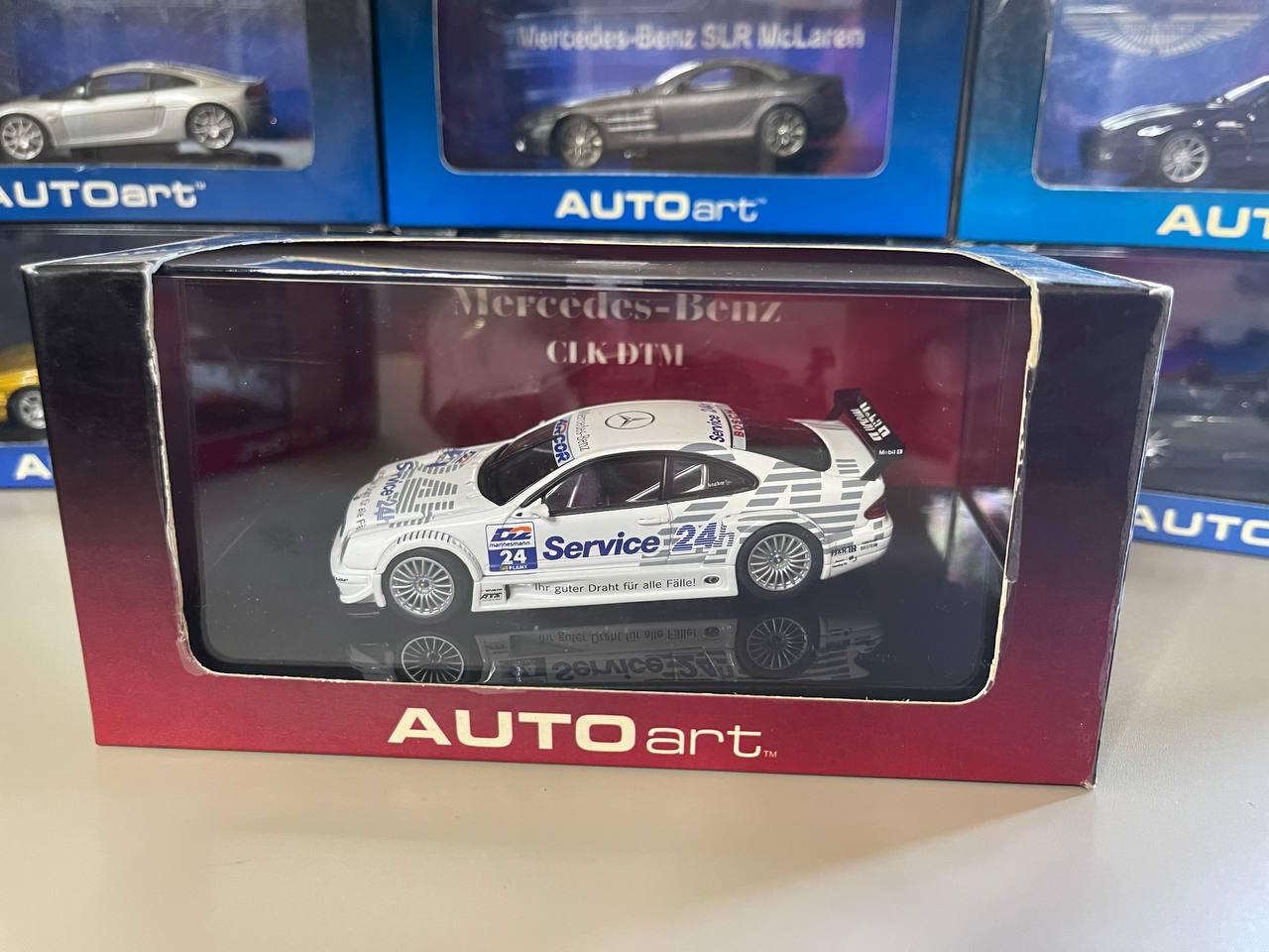メルセデスベンツ CLK Dtm 1:43 オートアート ホワイト - Etsy 日本
