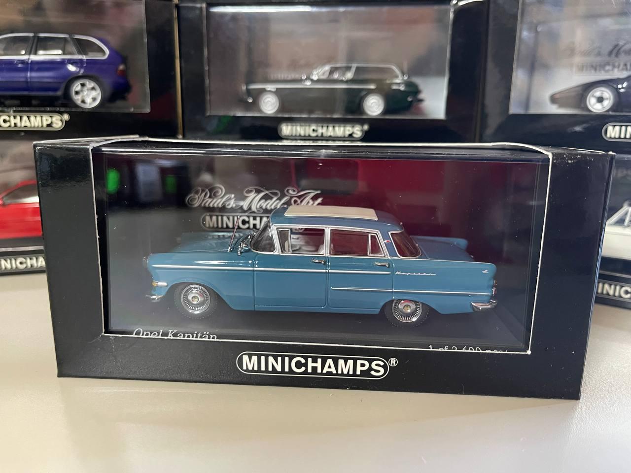 Opel Kapitan 1:43 Minichamps Turquoise - Etsy