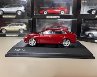Audi A4 B9 1:43 Spark Red Miniature - Etsy