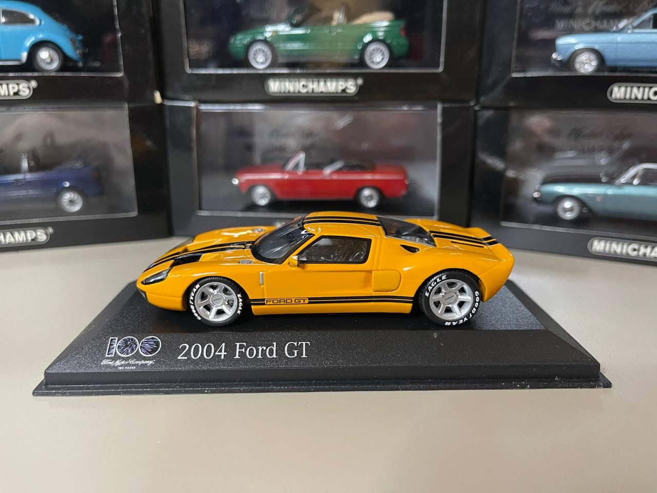 Ford Gt 1:43 Minichamps Yellow - Etsy