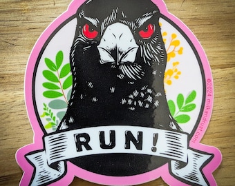 Magpie &quot;Run&quot; Sticker
