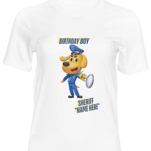 Sheriff Labradorit PNG Datei für T-Shirts, Partylabel, Geburtstagsparty, etc.