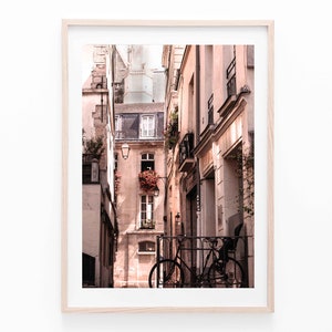 Paris street digital Photograph for Home Wall Decor
