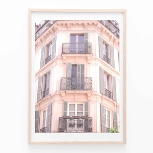 Paris Photography, Left Bank Parisian Balcony, Saint Germain des Prés, French Decor, Paris Wall Art, Paris Photography Print