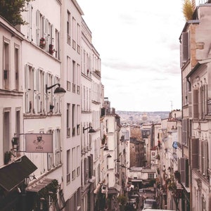 Montmartre printable photography for Parisian Wall decor