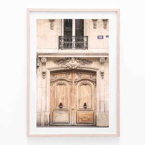 Paris door printable photography for wall decor - Instant download Paris wall art - Living-room decor