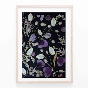 Pressed flowers Wall Art instant download floral photography fo Boho home decor image 1