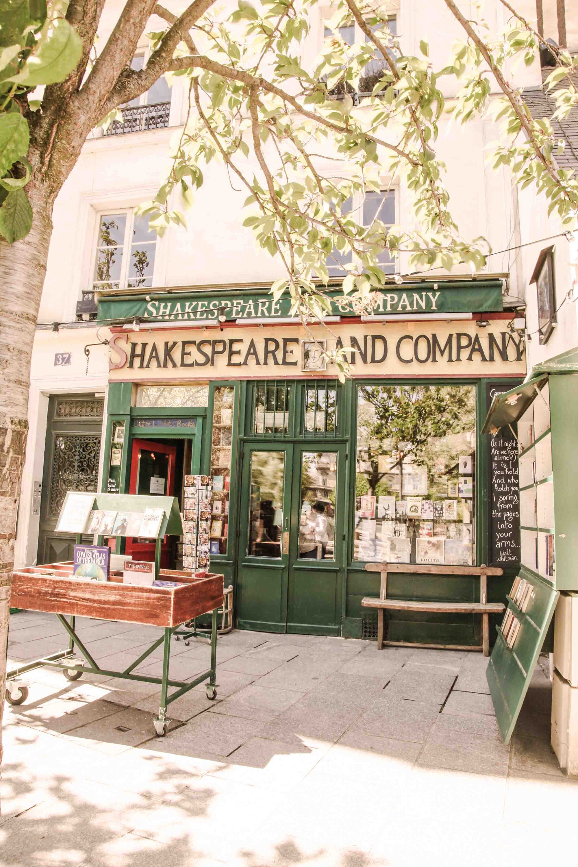 Shakespeare Paris Bookstore Print Paris Bookstore Wall Art Paris Photography Art Print Gift for Book Lover