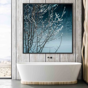 Winter tree Printable photography for Scandinavian wall decor