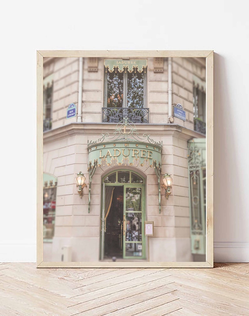 Laurée Parisian bakery instant download photography for wall decor image 1