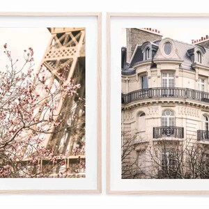 Set of two Paris prints for wall decor -Paris Prints, Set of 2 Prints,   Paris Wall Art, DIGITAL DOWNLOAD, PRINTABLE Art, Large Wall Art