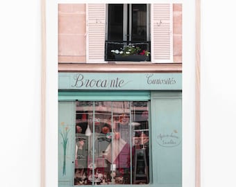 Vintage Parisian shop instant download photography for wall decor- downloadable wall art decor