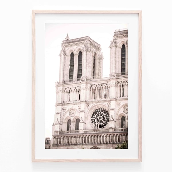 Paris Photography, Notre Dame church,  paris digital print, French Decor, Paris Wall Art, Paris Photography Print