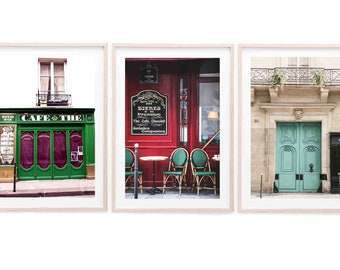 Paris set of prints, Paris gallery wall , Digital prints, Kitchen Decor, Paris Wall Art, Paris Photography Print