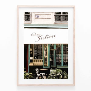 Paris Cafe Print Architecture Photography Urban Poster Paris Printable Poster Digital Art Instant Download