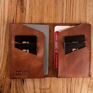 Custom Antic Leather Passport Cover, Zipped Bi-fold Passport Holder, Personalized Passport Wallet, Travel Wallet, Secured Passport Bag