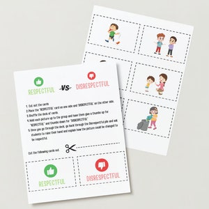 Gioco di carte rispetto contro mancanza di rispetto
