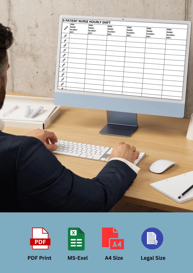 Shift Boss Legal Vector Editable Shift Report Template PDF & Canva A4/legal Size Nurse Handover ...